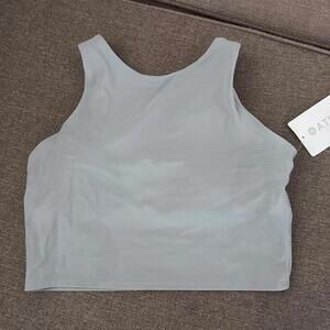 Athleta Conscious Crop Bra Light Impact Sports Bra